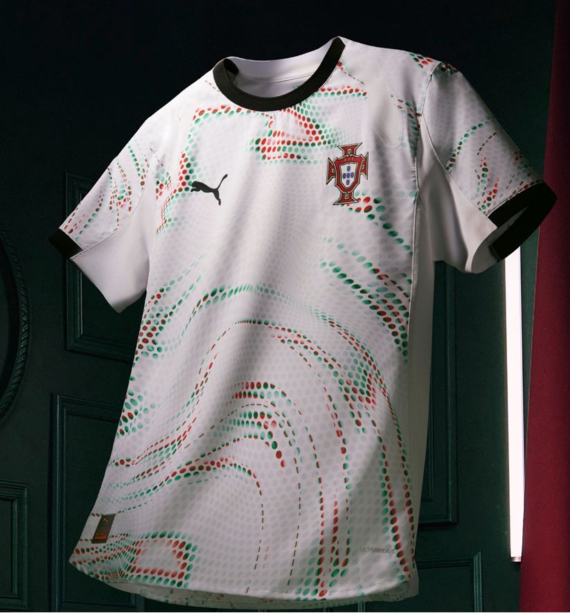 Heim- und Auswärtstrikots 2025–26 der portugiesischen Herren- und Damennationalmannschaft